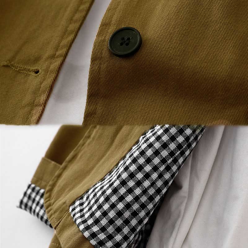 Giacca da donna in cotone con tasche e design patchwork Buddha Buddha Stones Commute - image 2