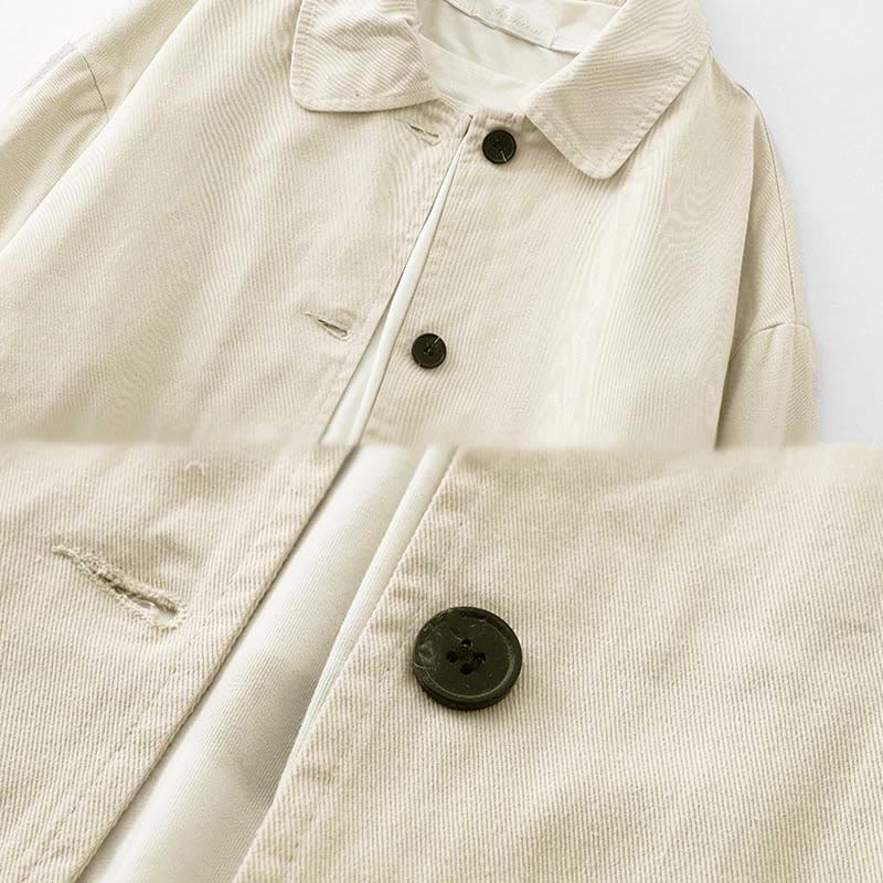 Giacca da donna in cotone con tasche e design patchwork Buddha Buddha Stones Commute - image 10