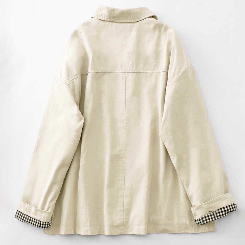 Giacca da donna in cotone con tasche e design patchwork Buddha Buddha Stones Commute - image 7