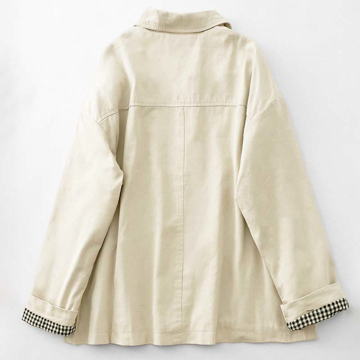 Giacca da donna in cotone con tasche e design patchwork Buddha Buddha Stones Commute - image 7