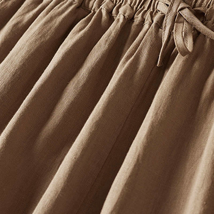 Pantaloni harem con ricamo di piccoli fiori estivi Buddha Stones e tasche - image 9