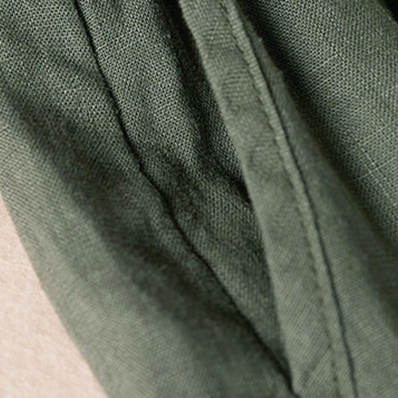 Pantaloni harem estivi con piccole decorazioni floreali e tasche, ispirati a Buddha Stones. - image 33