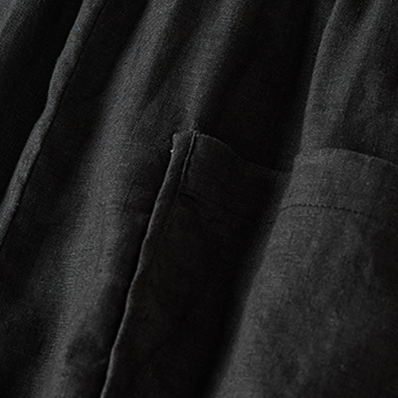 Pantaloni harem con ricamo di piccoli fiori estivi Buddha Stones e tasche - image 39