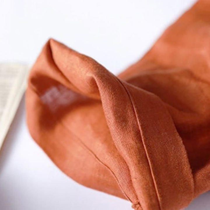 Abito midi casual con pieghe a fisarmonica, scollo a V, maniche corte e tasche, modello Buddha Stones - image 12