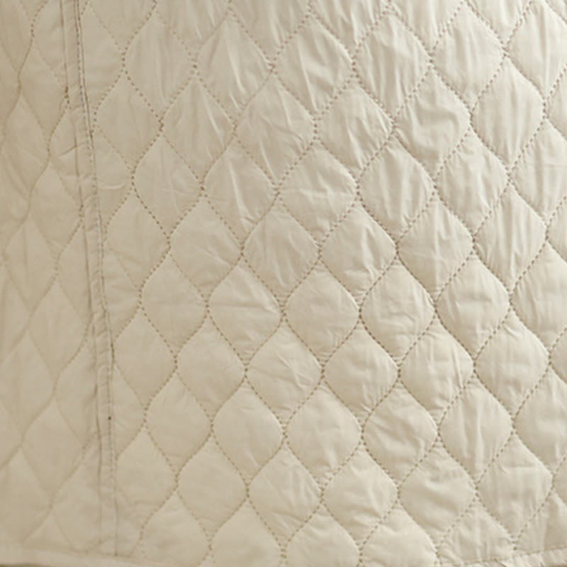 Gonna dritta da donna in cotone con elastico in vita e tasche, motivo Buddha Stones - image 14