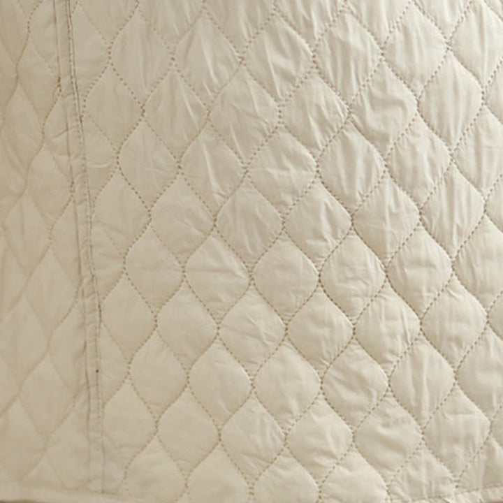 Gonna dritta da donna in cotone con elastico in vita e tasche, motivo Buddha Stones - image 14