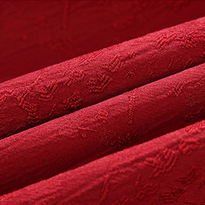 Giacca da uomo in cotone con maniche lunghe, collo alto, tasche e motivo Buddha Stones Jacquard - image 6