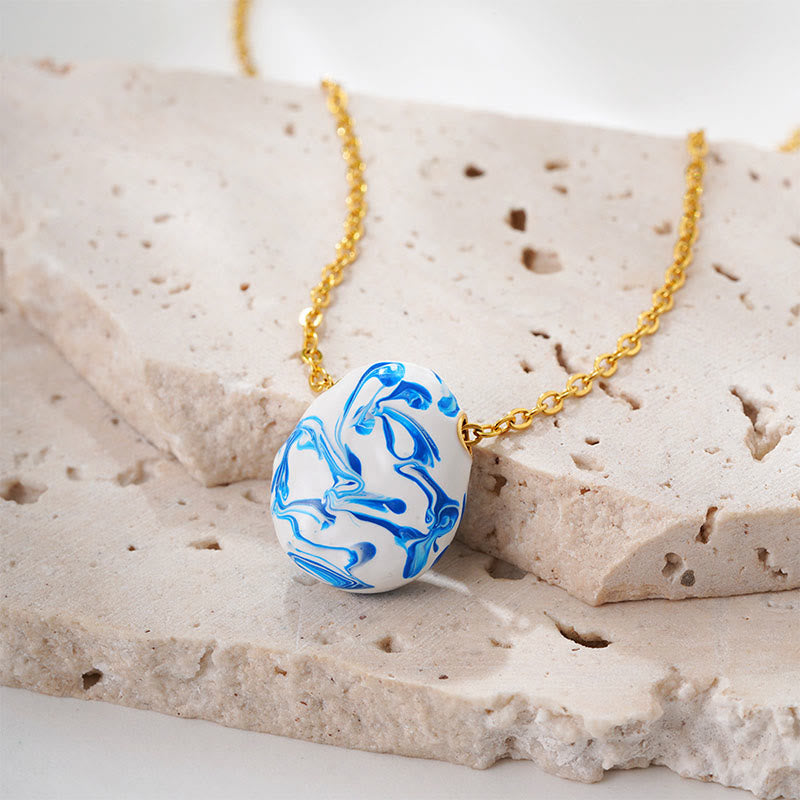 Collana con ciondolo a forma di goccia d'acqua, in rame e Buddha Stones, per la guarigione della ricchezza - image 1