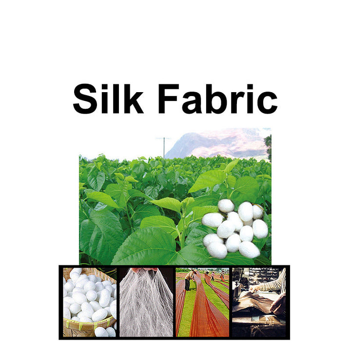 Giacca da uomo a maniche lunghe con motivo "Fenice Nuvole di Buon Auspicio" in seta di gelso 100% Buddha Stones, 30 momme - image 15