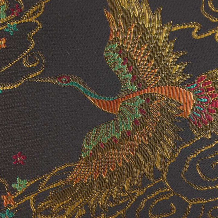 Giacca da uomo a maniche lunghe con tasche, bottoni a rana, Buddha Stones colorate, fenice, nuvole di buon auspicio - image 10