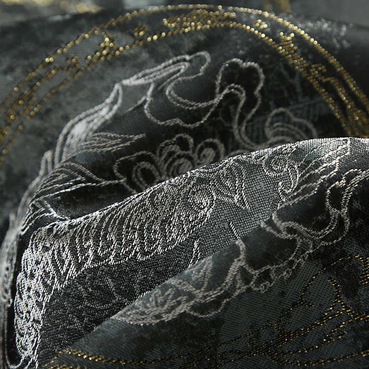 Giacca da uomo a maniche lunghe con bottoni a forma di rana e tasche, motivo Buddha Stones Kirin Mountains - image 12