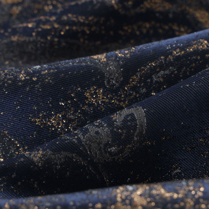 Giacca da uomo a maniche lunghe con bottoni a rana, con tasche, Buddha Stones Blue Water Mountains - image 12