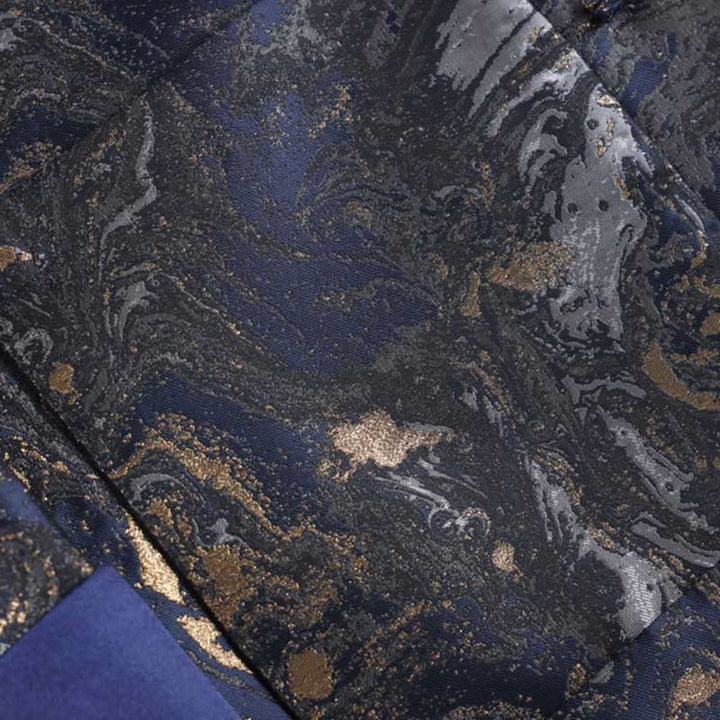 Giacca da uomo a maniche lunghe con bottoni a rana, con tasche, Buddha Stones Blue Water Mountains - image 8