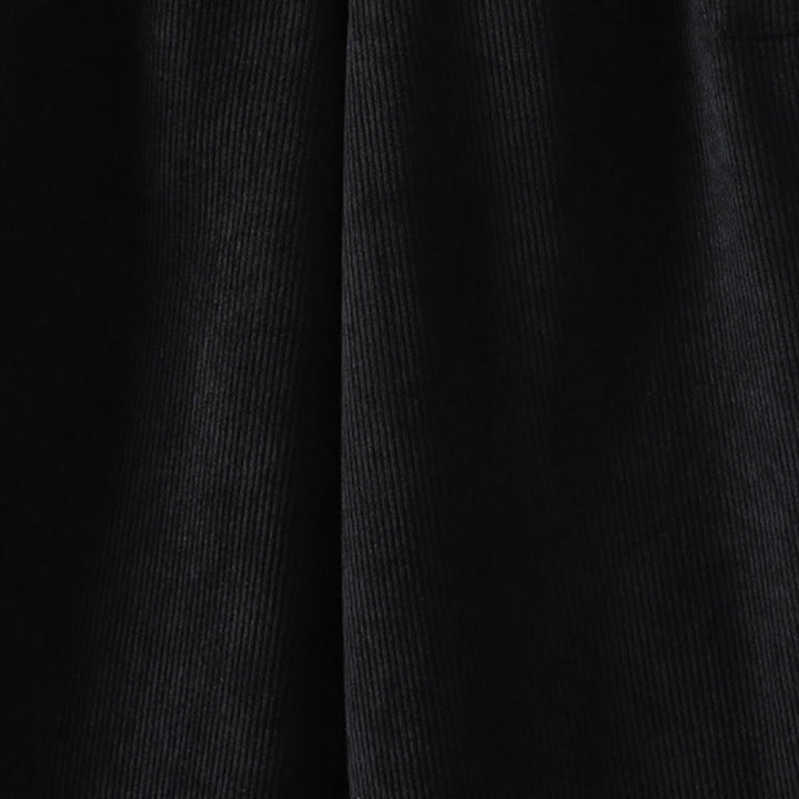 Pantaloni da donna in velluto a coste di cotone con tasche e gamba larga, foderati in pile, a vita alta, con Buddha Stones - image 12