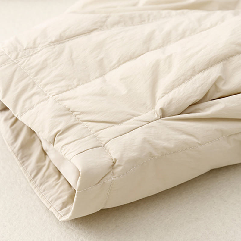 Pantaloni termici invernali da donna in cotone tinta unita Buddha Stones con tasche - image 4