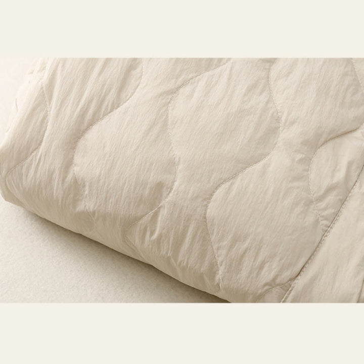 Pantaloni termici invernali da donna in cotone tinta unita Buddha Stones con tasche - image 3