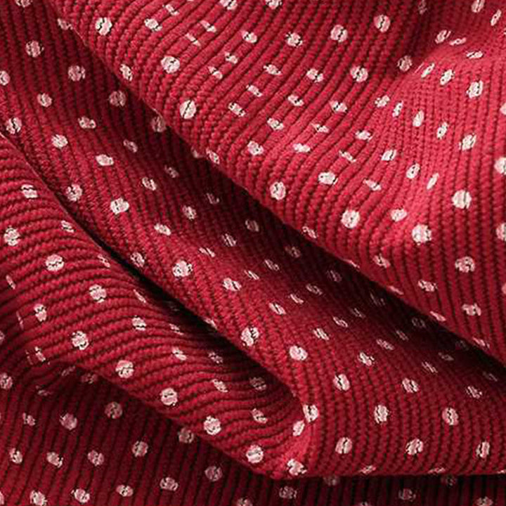 Pantaloni larghi da donna con tasche e motivo a pois autunnali con vita alta e motivo Buddha Stones - image 9