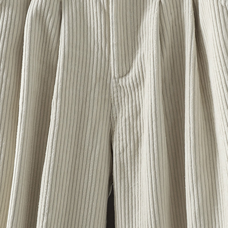 Pantaloni harem invernali da donna in velluto a coste di cotone con vita alta e fodera in pile, con tasche , Buddha Stones - image 6