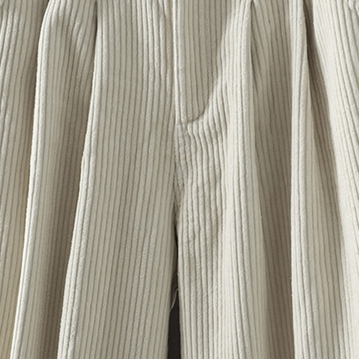 Pantaloni harem invernali da donna in velluto a coste di cotone con vita alta e fodera in pile, con tasche , Buddha Stones - image 6