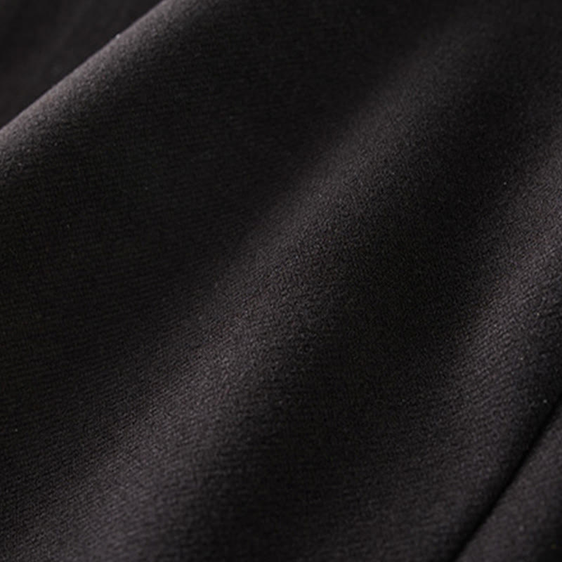 Pantaloni invernali da donna con gamba dritta, elastici in vita, casual e spessi, con tasche , Buddha Stones - image 4