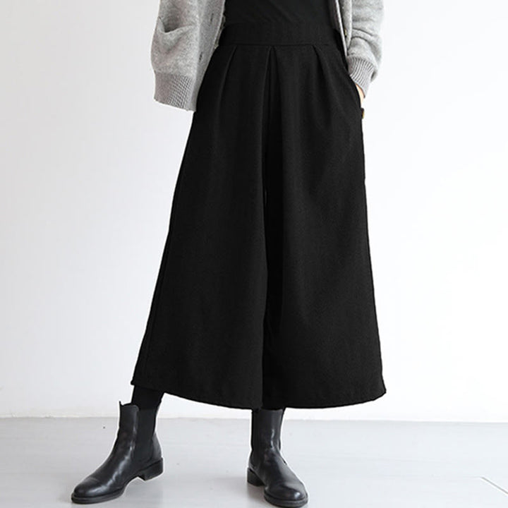 Pantaloni larghi da donna con tasche e elastico in vita, lunghezza 7-8, modello Buddha Stones - Nero - US12, UK/AU16, EU44 (3XL) - image 14