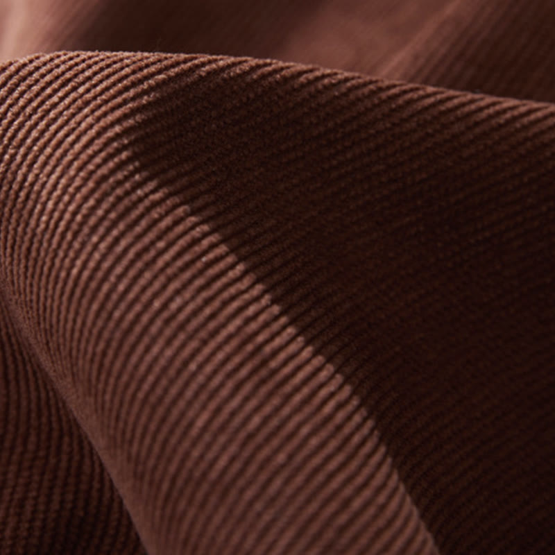 Abito midi a maniche lunghe con tasche, motivo floreale ricamato con Buddha Stones lacci - image 2