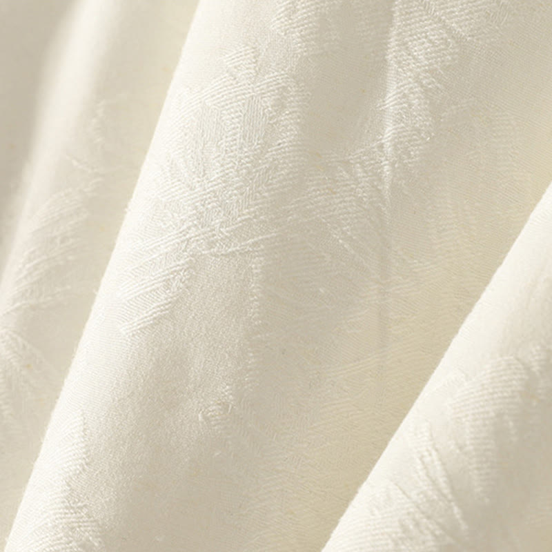 Giacca a maniche lunghe con tasche e design a bottoni a rana in tinta unita da donna Buddha Stones - image 10