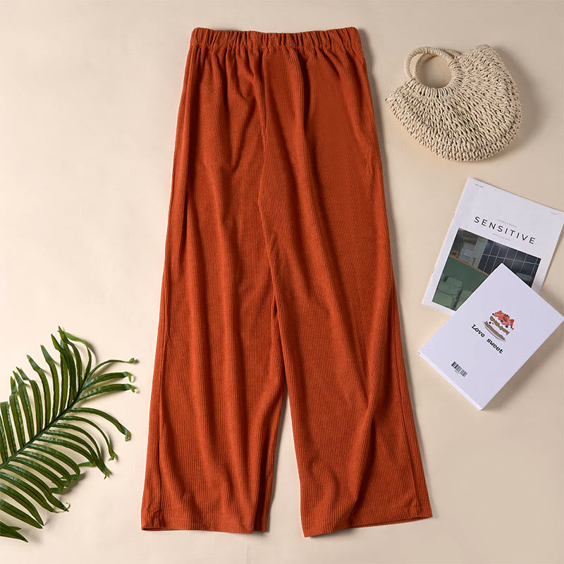 Pantaloni da donna casual in velluto a coste con tasche e gamba dritta Buddha Stones - image 27