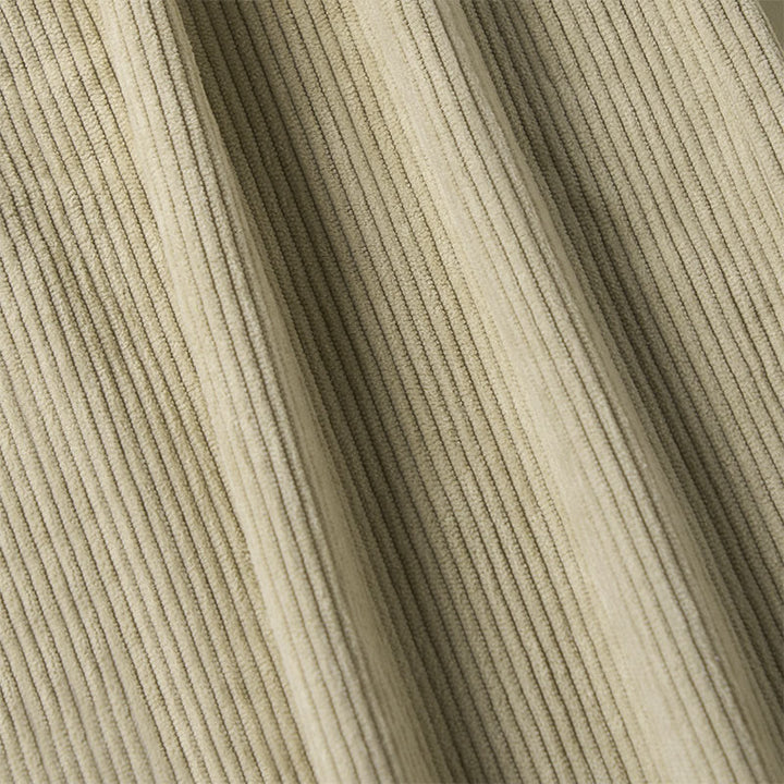 Pantaloni larghi da donna in velluto a coste semplice con bottoni e tasche, in poliestere, con Buddha Stones - image 10