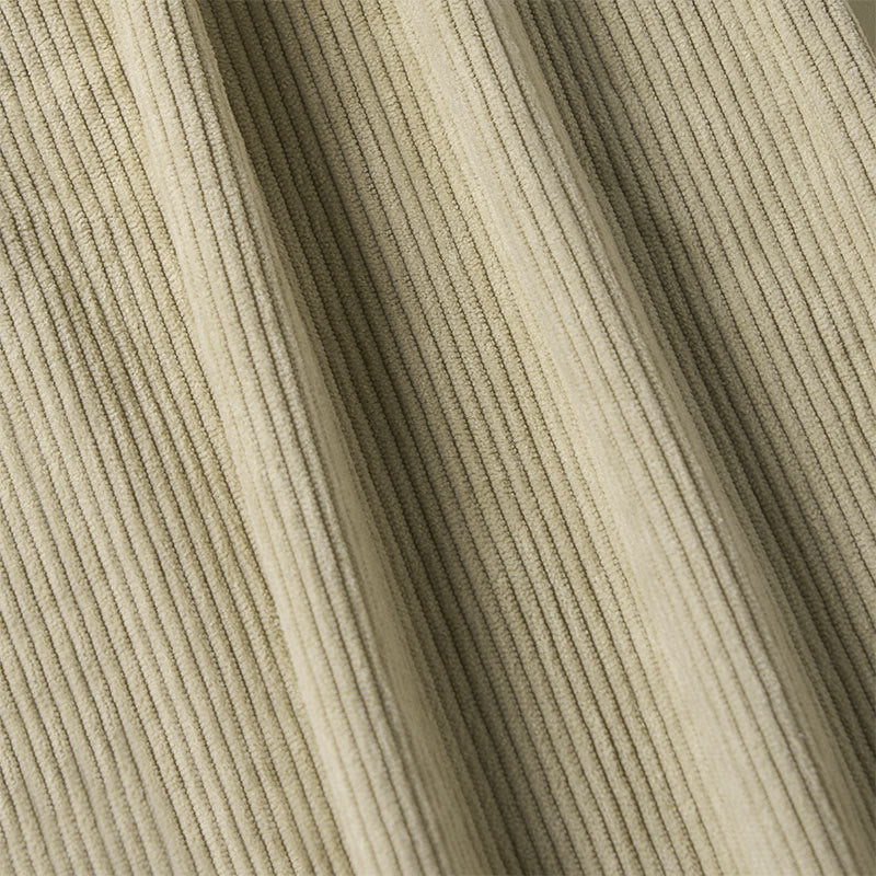 Pantaloni larghi da donna in velluto a coste semplice con bottoni e tasche, in poliestere, con Buddha Stones - image 10