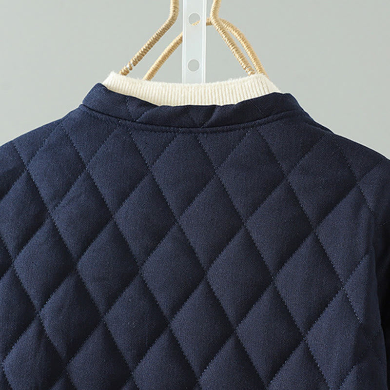 Giacca da donna in cotone spesso con maniche lunghe, tasche e patchwork etnico con bottoni a forma di rana Buddha Stones - image 9