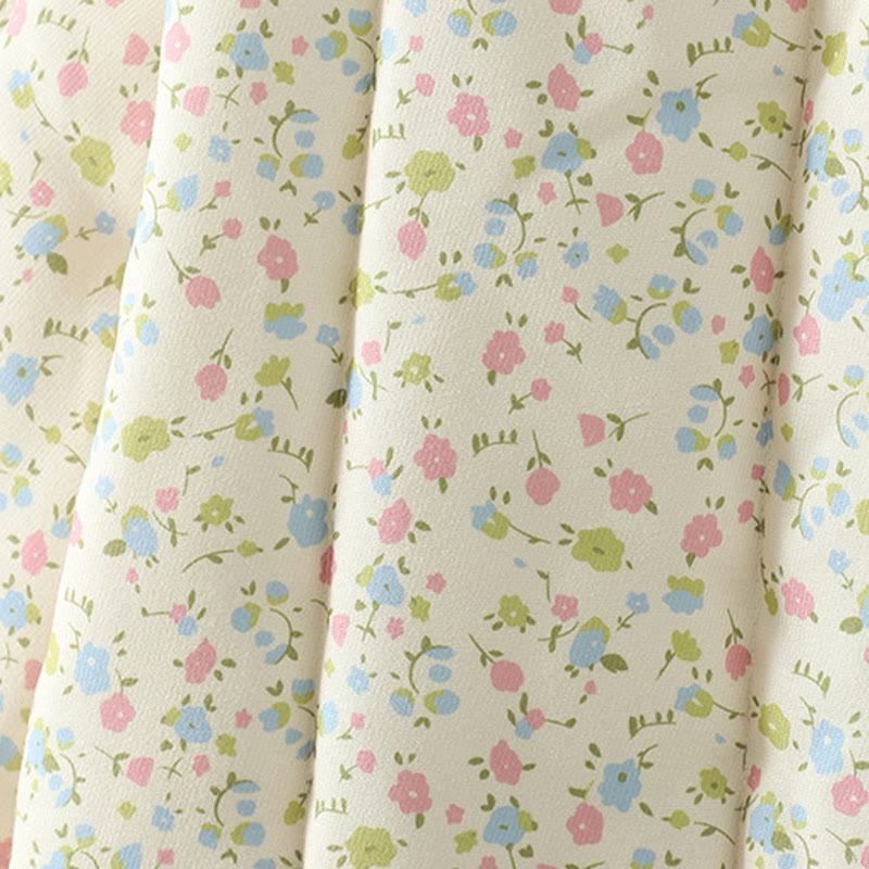 Giacca da donna in cotone a maniche lunghe con tasche, motivo floreale e bottoni con Buddha Stones - image 7