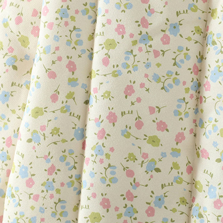 Giacca da donna in cotone a maniche lunghe con tasche, motivo floreale e bottoni con Buddha Stones - image 7