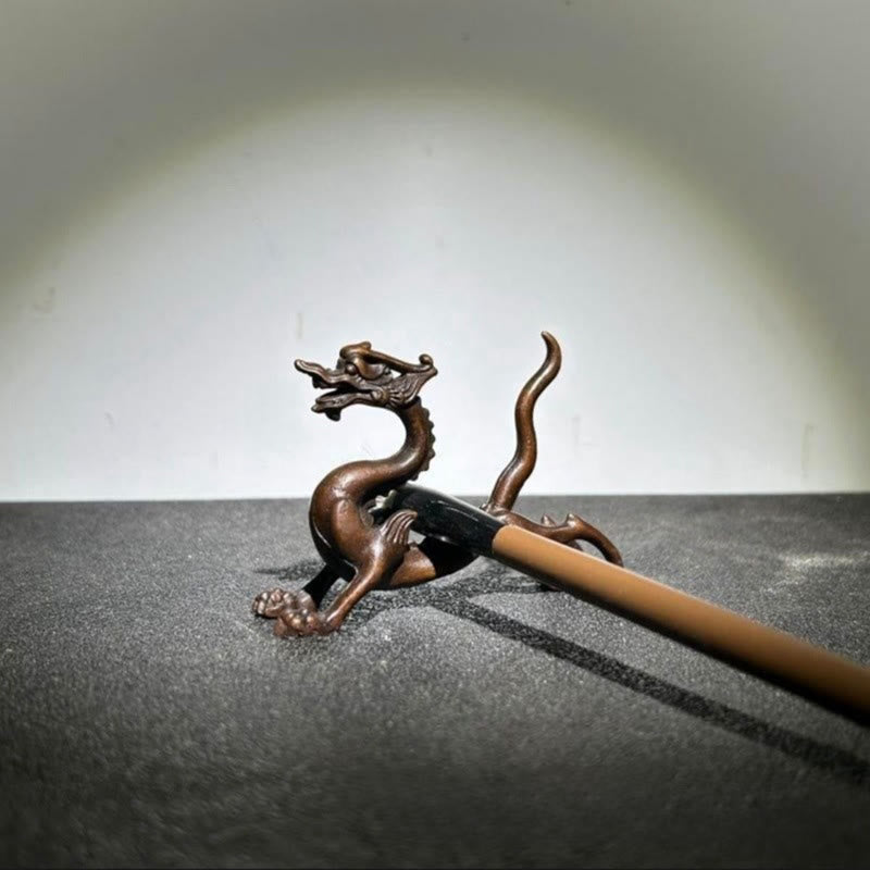 Buddha Stones Mini Drago Lega Protezione Fortuna Decorazione per la casa 7,6*2,5*5,4 cm - image 4