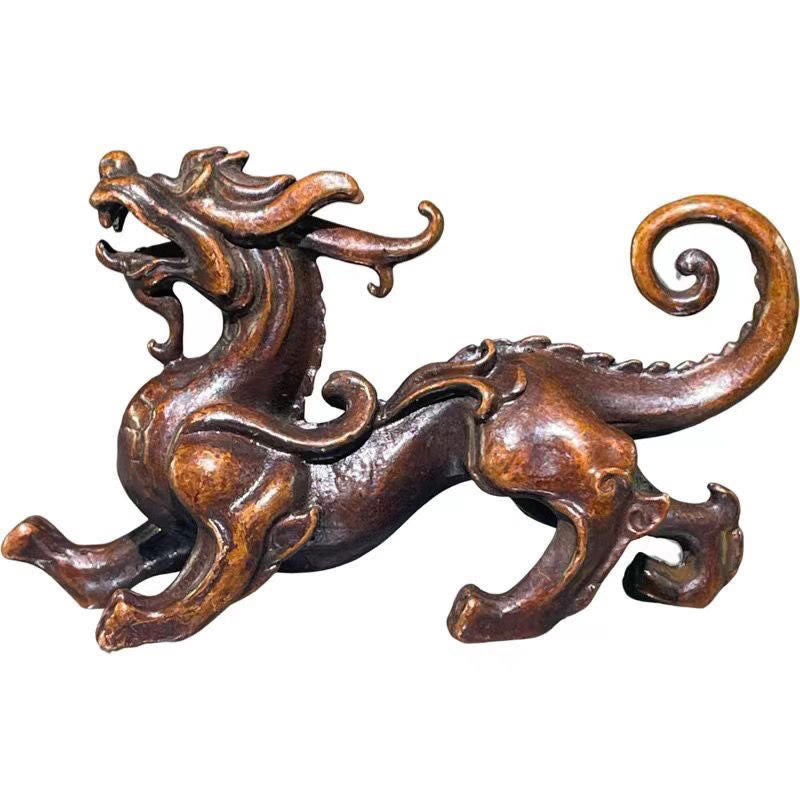 Buddha Stones FengShui Piccola lega PiXiu Decorazione per ricchezza e fortuna 9,2*2,4*5,2 cm - image 10