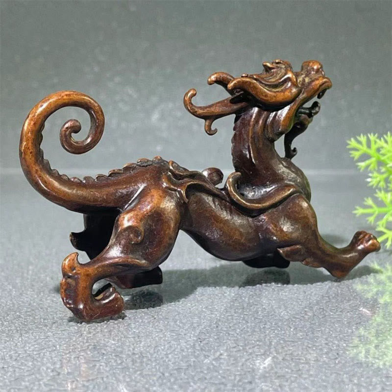 Buddha Stones FengShui Piccola lega PiXiu Decorazione per ricchezza e fortuna 9,2*2,4*5,2 cm - image 7