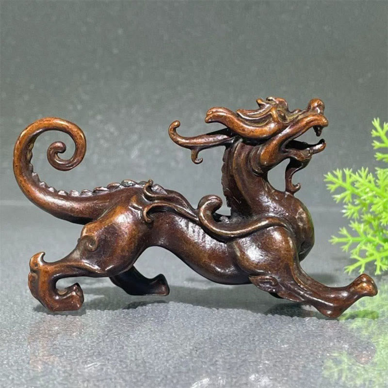 Buddha Stones FengShui Piccola lega PiXiu Decorazione per ricchezza e fortuna 9,2*2,4*5,2 cm - image 3