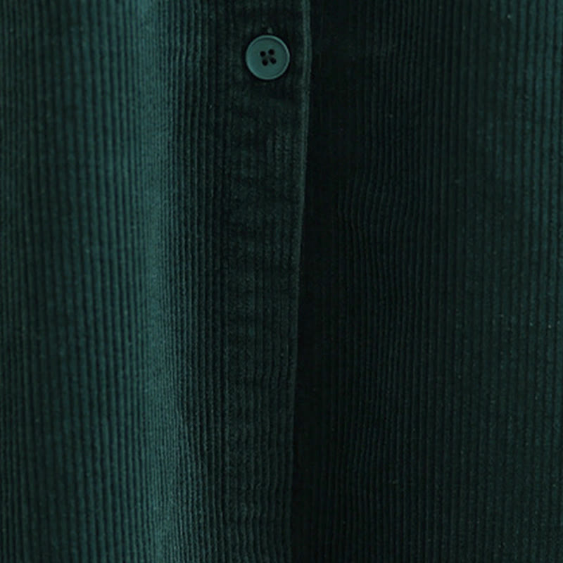 Abito midi senza maniche con tasche e bottoni color puro Buddha Stones - image 11