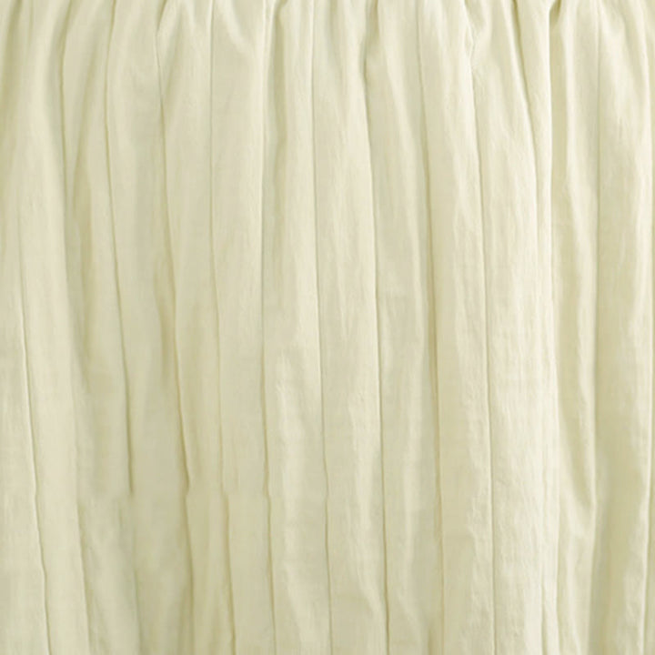 Gonna termica da donna con elastico in vita, tasche e design a pieghe semplici con Buddha Stones - image 17