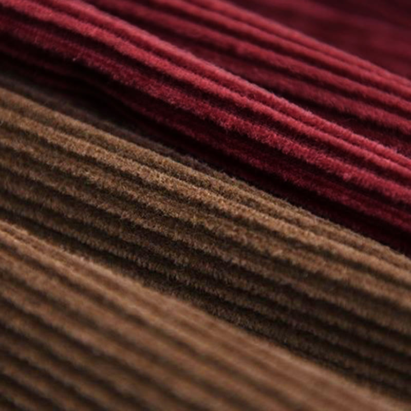 Pantaloni da donna in velluto a coste di cotone con coulisse, foderati in pile termico e tasche Buddha Stones - image 11