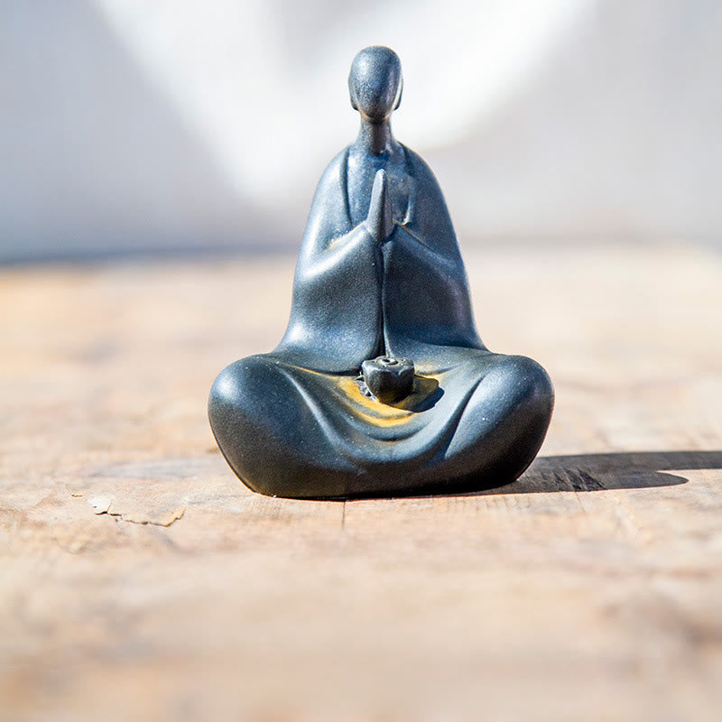 Statua Buddha Stones fatta a mano, senza forma, in polvere di ferro, in resina fusa, decorazione, 11,5*9*6,5 cm - Buddha 11,5*9*6,5 cm - image 0