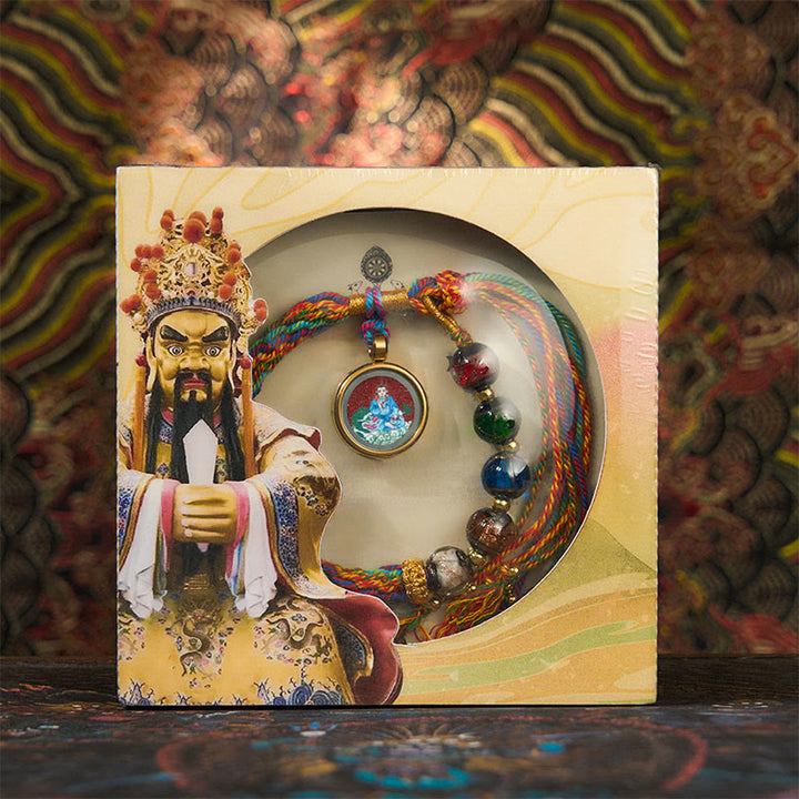 Braccialetto di corda di benedizione Buddha Stones, Thangka, zodiaco cinese, Buddha natale, cinabro - image 29