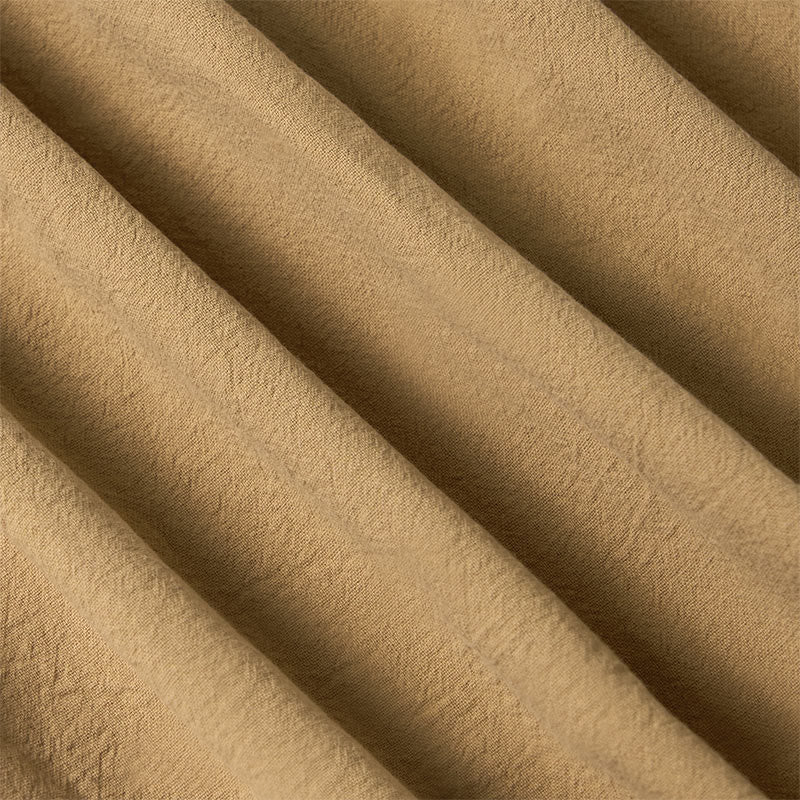 Camicia da donna in cotone con colletto rialzato, maniche lunghe, bottoni etnici a forma di rana, con tasche Buddha Stones - image 6