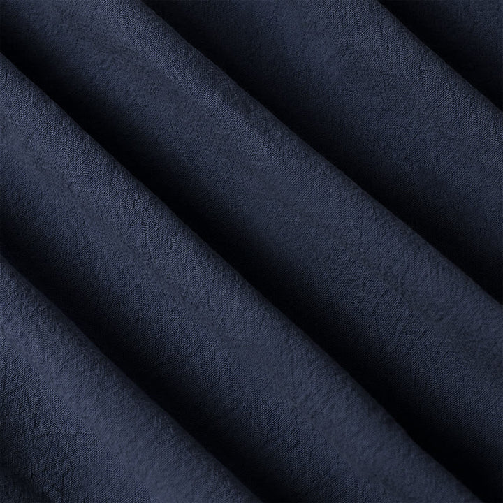 Camicia da donna in cotone con colletto rialzato, maniche lunghe, bottoni etnici a forma di rana, con tasche Buddha Stones - image 27