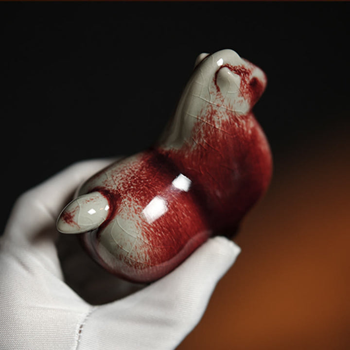 Buddha Stones Anno del Cavallo Ceramica Prosperità Decorazione per la casa - image 2