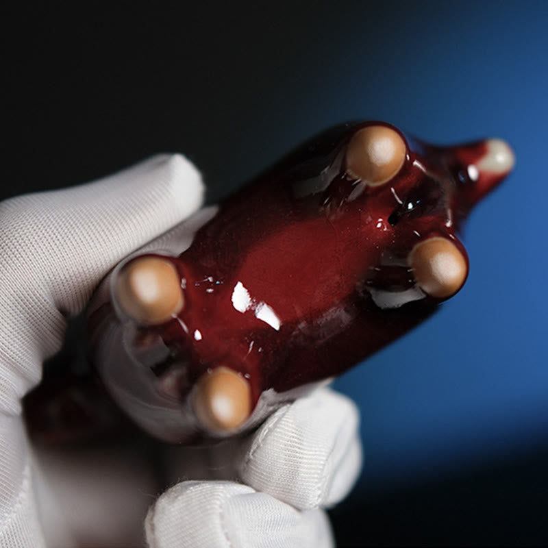 Buddha Stones Anno del Cavallo Ceramica Energia Decorazione per la casa - image 4