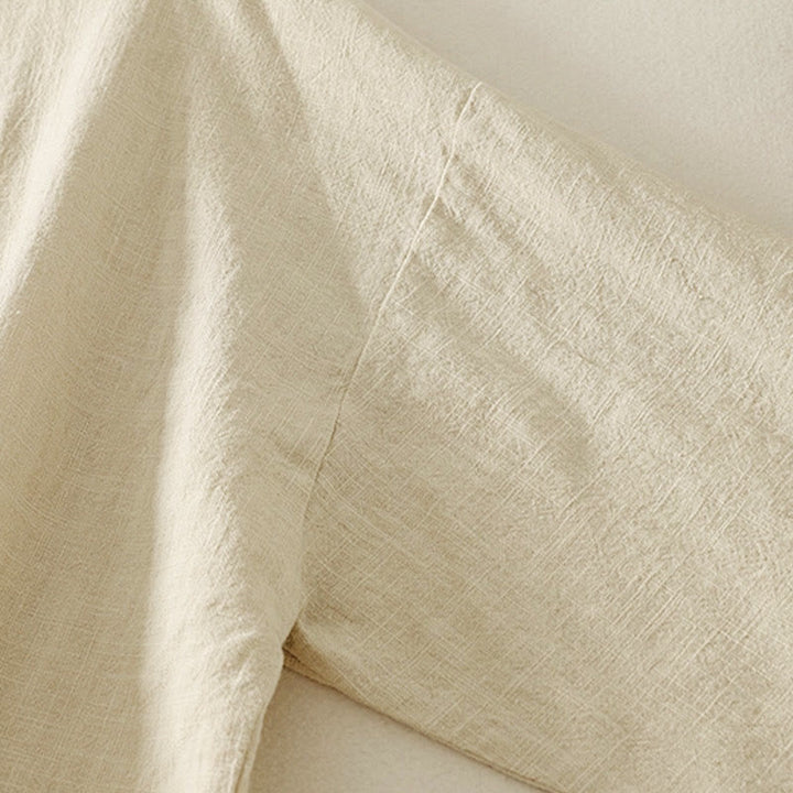 Camicia da donna in cotone e lino Zen con bottoni cinesi e maniche lunghe, motivo Buddha Stones - image 12