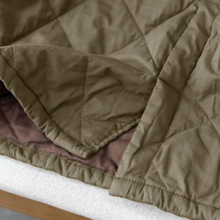 Gonna da donna Buddha Stones in cotone imbottito termico, lunghezza 7-8, con tasche - image 7