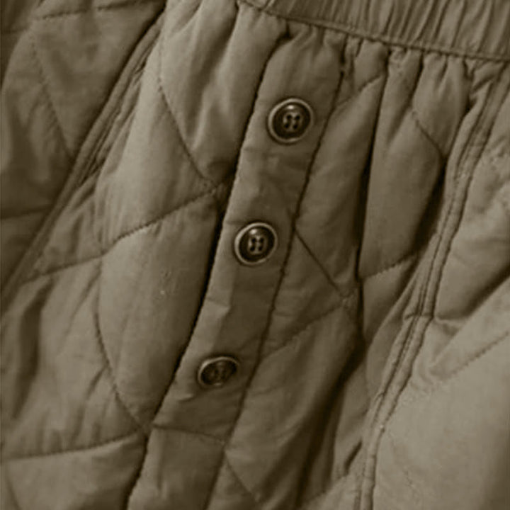 Gonna da donna Buddha Stones in cotone imbottito termico, lunghezza 7-8, con tasche - image 5