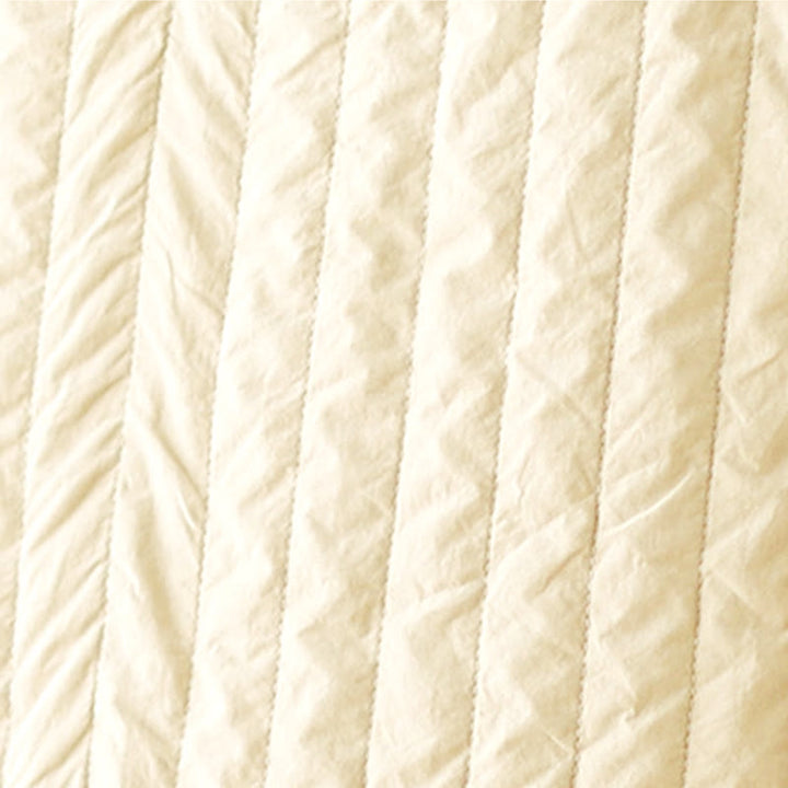 Giacca termica in cotone a maniche lunghe con colletto rialzato e design semplice da donna Buddha Stones con tasca - image 13